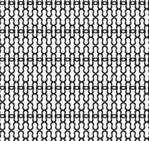 Vector seamless geometric texture in the form of an original black pattern on a white background