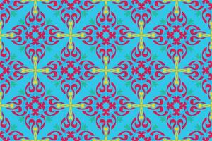 Pattern with floral and geometric elements. Intersecting curved and straight bold stripes forming abstract floral ornament. Vector background for design. Seamless Decorative lattice for louver.