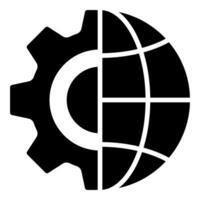 Network Optimization icon line vector illustration