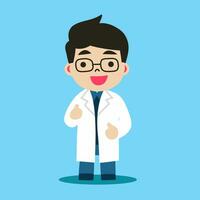 a vector doctor flat illustration