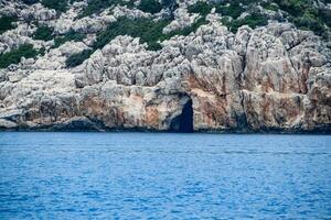 el restos de el ciudad de mira, kekova foto