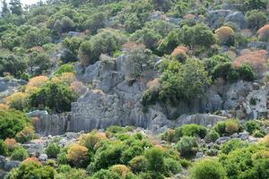 The ruins of the city of Mira, Kekova photo