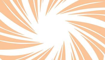 a white and orange swirl background with a spiral vector