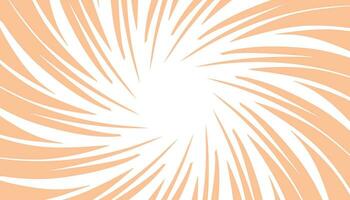 a white and orange background with a swirl vector