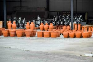 clay pots and amphora pottery photo