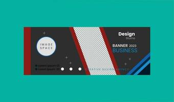 diseño de banner web vector