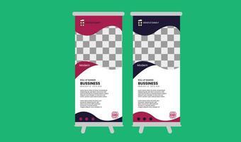 ROLL UP BANNER DESIGN vector