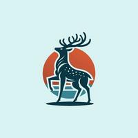 Graceful Deer Logo vector