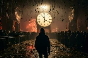 AI generated New Year's Eve - Generative AI photo