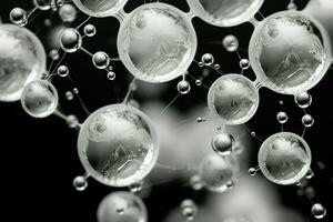 ai generado congelado burbujas - generativo ai foto