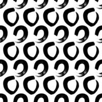 Seamless pattern with sketch circles shape vector