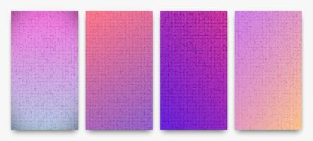 Abstract gradient geometric background of squares vector