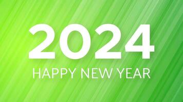 2024 Happy New Year on colorful background vector