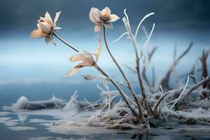 ai generado invierno abandono - generativo ai foto