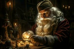 AI generated Santa Claus - Generative AI photo