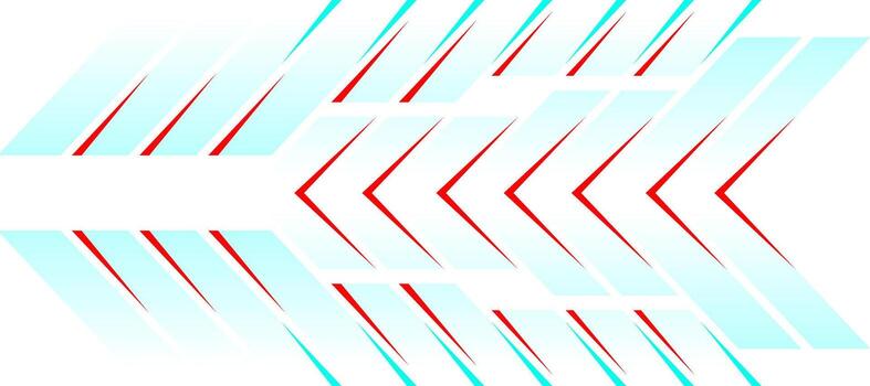 techno rojo flecha geométrico azul degradado diseño antecedentes vector
