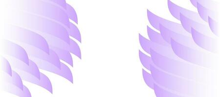 Violeta alas rayas web bandera degradado diseño antecedentes vector