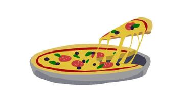 2d animato Pizza video