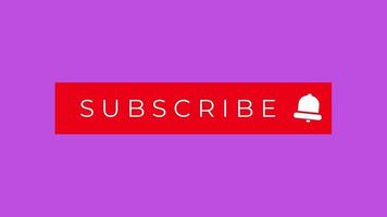 subscribe social media button video