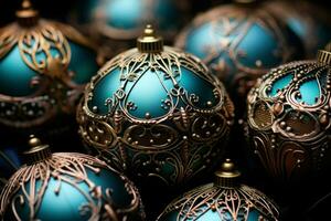 AI generated Ornaments and Baubles - Generative AI photo