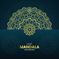 New Luxury Mandala Background Template .Mandala Art Design Template vector