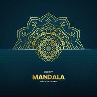 New Luxury Mandala Background Template .Mandala Art Design Template vector