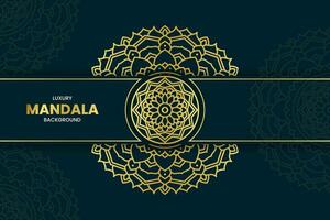 New Luxury Mandala Background Template .Mandala Art Design Template vector