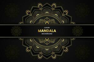 New Luxury Mandala Background Template .Mandala Art Design Template vector