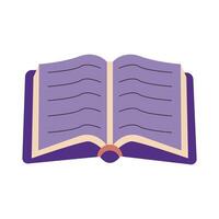 open magic book illustration vector