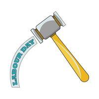 hammer equipment  illustration vector