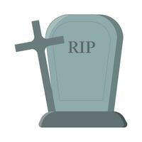 graveyard rip  illustration vector