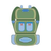 mochila colegio ilustración vector