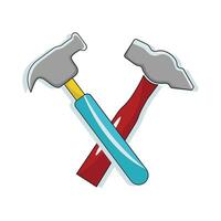 hammer equipment  illustration vector