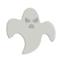 ghost white fly illustration vector