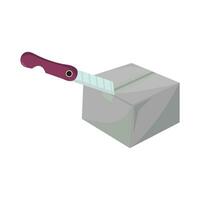 cutter in box illustration vector