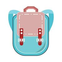 mochila colegio ilustración vector