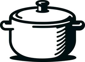 Cooking Stock Pot vector