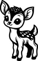 Fawn Baby Deer vector