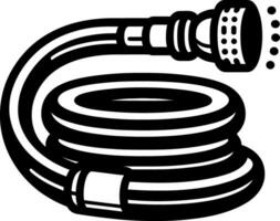 Garden Hose Line Art vector