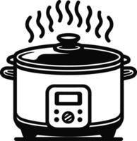 Electric Slow Cooker vector