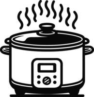 Electric Slow Cooker vector