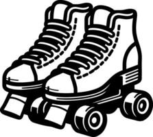 Roller Skates Line Art vector