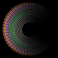 abstrakt bakgrund med cirklar slinga animering bakgrund video
