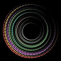 Abstract background with circles loop animation background video