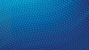 abstract background with blue dot wavy pattern vector