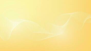 abstract yellow background with wave lines pattern for modern graphic design decoration vector