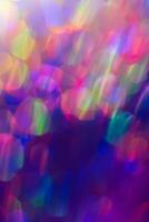 Holographic neon abstract background photo