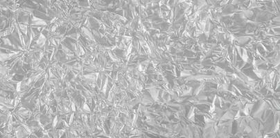 Silver foil texture background. photo