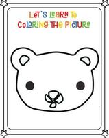 vector drawing image bear