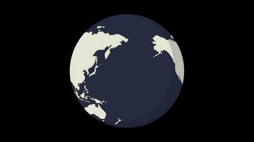 2d animated earth video